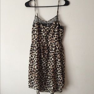 Leopard Hi Low dress